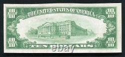 1929 $10 Première Banque Nationale Du Mont Pleasant, Pa Monnaie Nationale Ch. #386 Unc