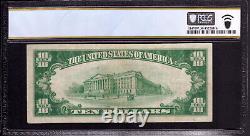 1929 $10 Saunders County National Bank Note Devise Wahoo Nebraska Pcgs B Vf 30