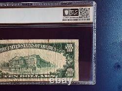 1929 $ 10 Texas Natl Monnaie Les Etats-unis Banque Nationale De Galveston Au Texas
