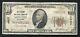 1929 $10 The Citizens National Bank Of Appleton, Wi Monnaie Nationale Ch. #4937