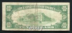 1929 $10 The State National Bank Of Marshall, Tx Monnaie Nationale Ch. #12703