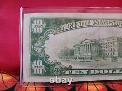 1929 10 $ Tyi Deuxième Banque Nationale D'Erie, Pa Monnaie Nationale Ch. #606