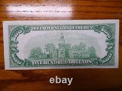 1929 100 $ Réserve Fédérale Banque De Richmond Monnaie Nationale Non Circulée