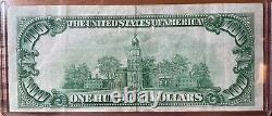 1929 100 $ Sceau Brun Banque De Réserve Fédérale Note De La Monnaie Nationale De New York