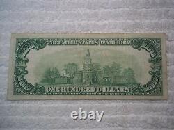 1929 $100 South Bend Indiana En Monnaie Nationale T1 # 4764 Citoyens Natl Bank #