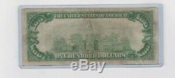 1929 100 Usd Banque De Réserve Fédérale De New York Monnaie Nationale