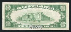 1929 $10tyii Première Banque Nationale De Saltville, Va Monnaie Nationale Ch. #11265
