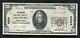 1929 20 $ American National Bank Of Ebensburg, Pa Monnaie Nationale Ch. # 6209