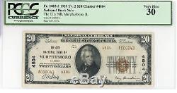 1929 20 $ Banque Nationale Murphysboro Illinois 4804 Pcgs 30 Type 2 Devise Jy544