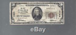 1929 20 $ Devise Nationale Blackwell Oklahoma Charter 5460, Billet De Banque
