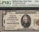 1929 $ 20 Dollar Bill Ballston Spa Banque Nationale Note Monnaie Argent New York Pmg