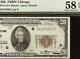 1929 $ 20 Dollar Bill Brown Sceau Fr Bank Note Monnaie Nationale De L'argent Pmg 58 Epq