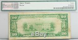 1929 $ 20 Dollar Michigan Banque Nationale Note Fr 1802-1 Pmg Certifié Devise