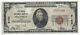 1929 20 $ Fostoria, Oh Banque Nationale Monnaie Remarque Bill Ch 9192 Type De Fin 1 Ohio
