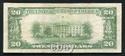 1929 20 $ La Banque Nationale Winfield Winfield, Monnaie Nationale Ks Ch. Numéro 3351