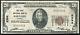 1929 $ 20 La Première Banque Nationale De Barnard, Ks National Currency Ch. # 8396