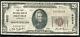 1929 $ 20 La Première Banque Nationale De Pikeville, Ky National Currency Ch. # 6622