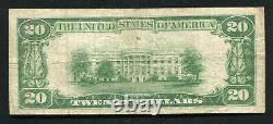 1929 20 $ La Première Banque Nationale De Pomona, Ca Monnaie Nationale Ch. #3518