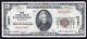 1929 20 $ Première Banque Nationale À Bakersfield, Ca Monnaie Nationale Ch. # 10357