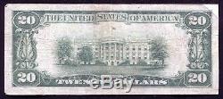 1929 20 $ Première Banque Nationale À Bakersfield, Ca Monnaie Nationale Ch. # 10357