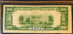 1929 20 $ Reserve Bank Monnaie Nationale Fédérale De New York Ny. Jones / Bois