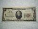 1929 20 $ Scottdale Pennsylvanie Pa Monnaie Nationale T1 # 4098 1re Banque Nationale