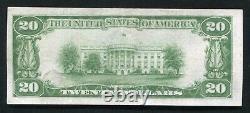 1929 20 $ The Clearfield National Bank Clearfield, Pa Monnaie Nationale Ch. #4836