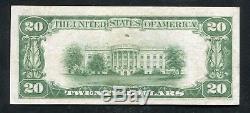 1929 20 $ Tyii La Première Banque Nationale À Yreka, Ca Monnaie Nationale Ch. # 13340