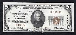 1929 $20 Wolfeboro National Bank Wolfeboro, NH National Currency Ch. #8147 Au

<br/>


		<br/>
1929 $20 Banque nationale de Wolfeboro Wolfeboro, NH Monnaie nationale Ch. #8147 Au