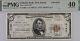 1929 5 $ Banque Nationale De Cliffside Park, New Jersey Ch# 14162 Pmg 40 Rare 17 Connus