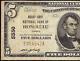 1929 $ 5 Dollar Honolulu Hawaii Bishop National Bank Note Monnaie Billets