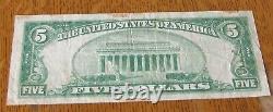 1929 5 Dollar La Floride Banque Nationale De Devises Jacksonville