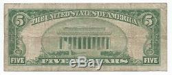 1929 $ 5 Fostoria, Oh Banque Nationale Monnaie Note Bill Ch. # 9192 Type De Fin 1 Ohio