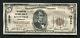 1929 $ 5 La Banque Nationale Hamilton De Knoxville, Tn Monnaie Nationale Ch # 13539