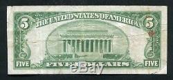 1929 5 $ La Première Banque Nationale De Homestead, Pa Monnaie Nationale Ch. # 3829