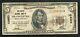 1929 $5 The Edisto National Bank Of Orangeburg, Sc Monnaie Nationale Ch. 100650 $
