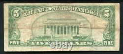1929 $5 The York National Bank & Trust Co. York, Pa Monnaie Nationale Ch. #604