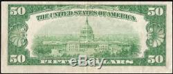 1929 $ 50 Dollar Bill San Francisco Frbn Billet De Banque Monnaie Nationale Papier Monnaie