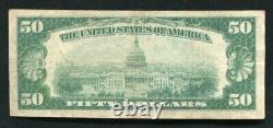 1929 50 $ La Banque Nationale Du Nord De Duluth, Monnaie Nationale Mn Ch. N° 9327