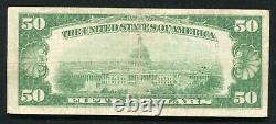 1929 50 $ La Première Banque Nationale De Mckeesport, Pa Monnaie Nationale Ch. 2222