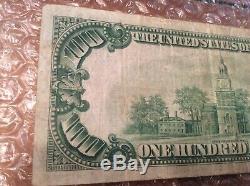 1929 Billet De 100 Dollars Us Monnaie Nationale La Banque De Réserve Fédérale De New York Distribuée