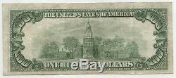 1929 Billet De 100 $ En Monnaie Nationale Banque De Réserve Fédérale De Chicago Ba613