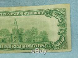 1929 Billet De 100 $ Sceau Monnaie Nationale Brown Réserve Fédérale De Cleveland
