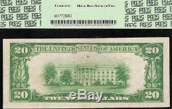 1929 Billet De 20 $ Dollar Bill Frbn Fed Note Monnaie Monnaie Nationale Fr 1870-i Pcgs