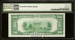 1929 Billet De 20 Dollars - Sceau Brun - Billets De Banque Monnaie Nationale Pmg 64 Epq