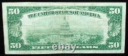 1929 Billet de 50 $ de la Monnaie Nationale, Premier National Bank de Bryan, OH Ch 237 TB #18
