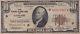 1929 D $ 10 Cleveland Star Frbn National Currency Bank Note Rare