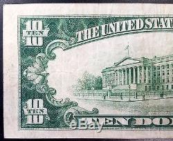 1929 DIX Dollars Nat'l Currency, La Banque Nationale De Floride De Jacksonville, Fl