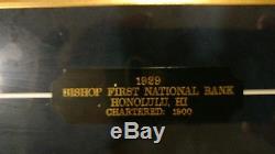 1929 Devise Nationale Honolulu Hawaii Bishop National Bank 5 5550 $ Cadre