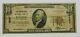1929 Monnaie Nationale De 10 $, Raleigh, Nc Ch. 9067 Rare Bank Bank North Carolina